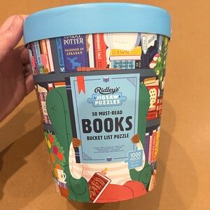 Jigsaw Puzzles 50 Must-Read Books Bucket List Puzzle - 1000 piece